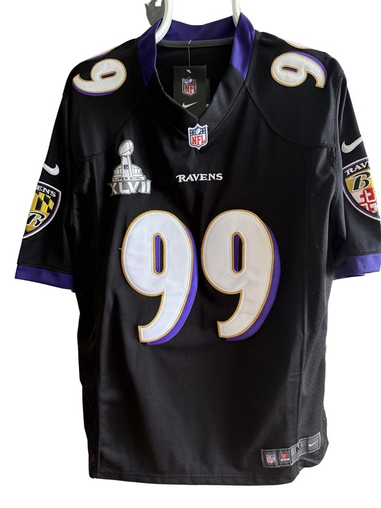 Nike Other - Nike NFL Baltimore Ravens #99 Kruger Jersey Super Bowl XLVII Black Size M NWT